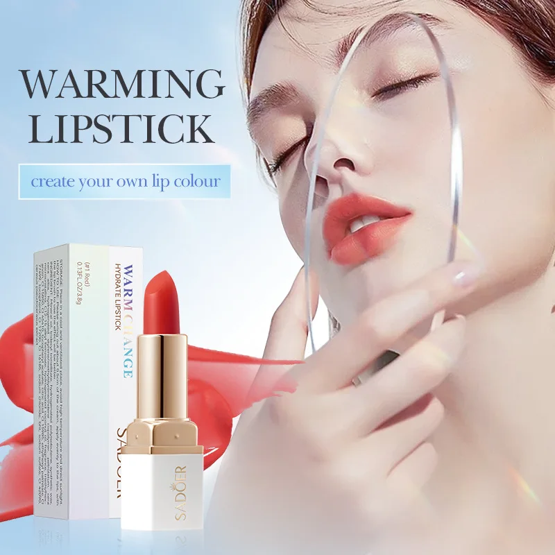 SADOER Fruity Hydrate Moisturizing Lips Brighten Long Lasting Plump Anti-dryness Blue Magic Color Change Lipstick
