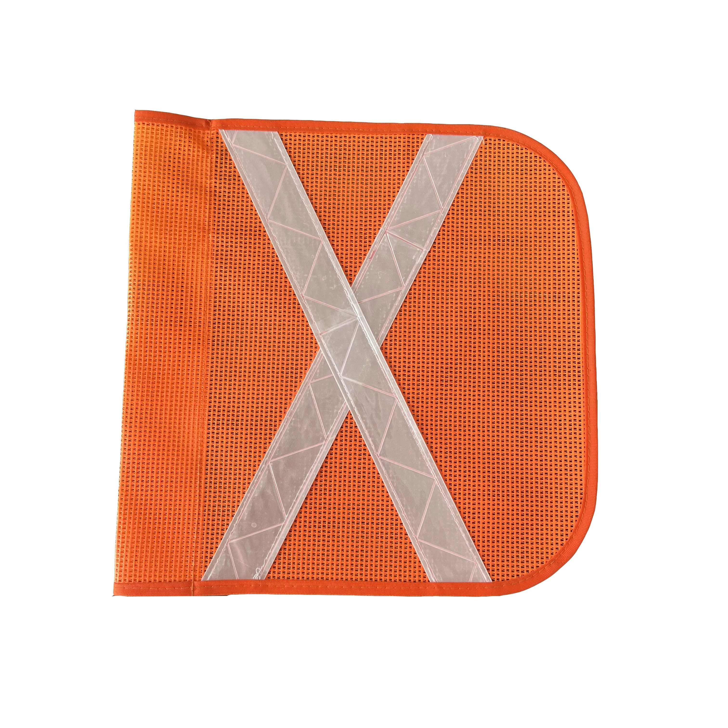 Hot Selling Warning Safety Flags Orange Mesh Traffic Sign Flags