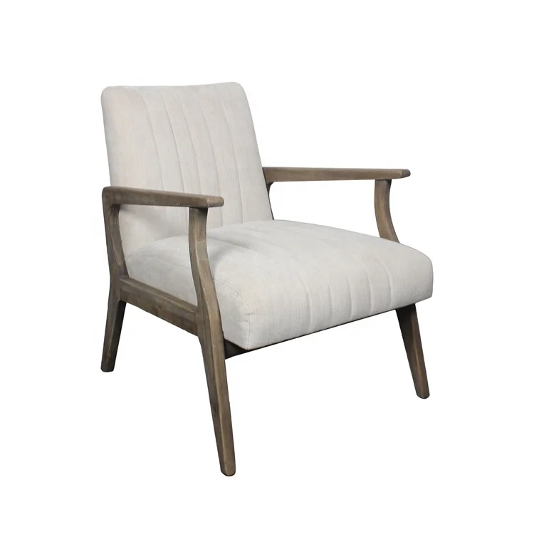 Shayne Wooden Frame East Way Luxury High-end Customize Odm Oem Retro Chairs For Living Room