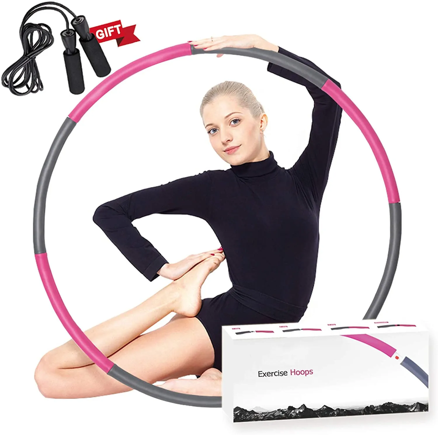 
Amazon Best Seller Exercise Hula Hoops For Adults Weighted Hula Hoops For Exercise With Rope Skipping 