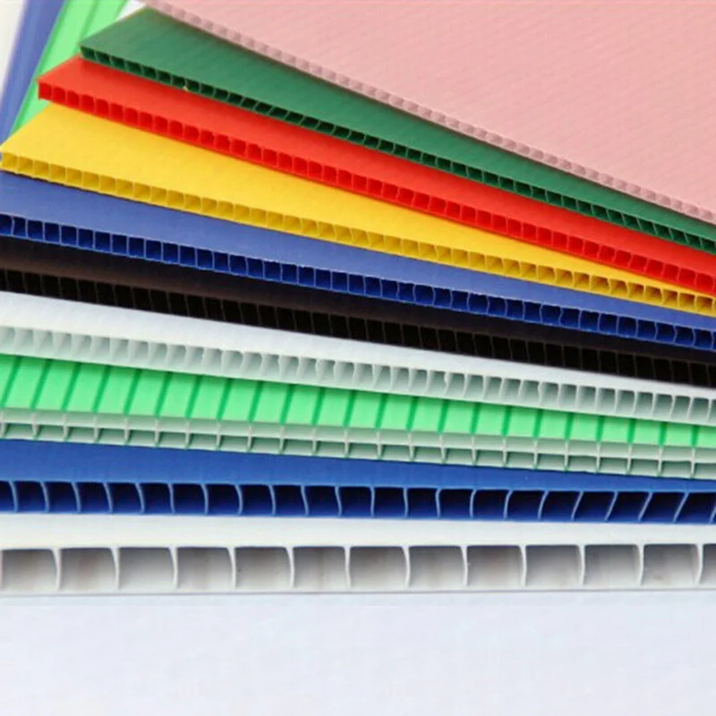 waterproof recycle PP hollow sign board polypropylene corrugated plastic sheets