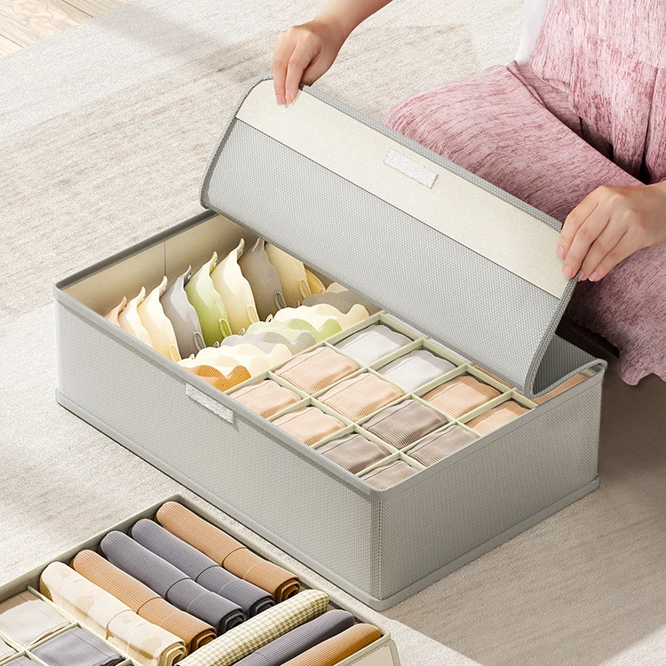 Rts Waterproof Collapsible Storage Case Underwear Organizer Storage Box Wall Mounted Storage Box