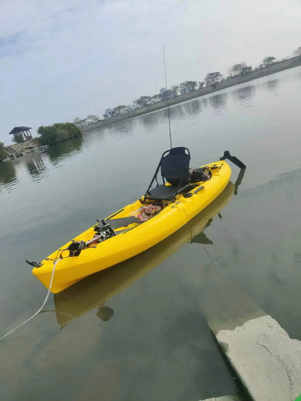 blue ocean feelfree 1 seats cayak fishing modulable single pedal drive kayak