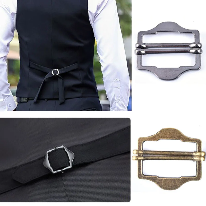 Metal Adjustable Gourd Dungarees Overalls Buckle  Alloy Slider Buckle For Backpack Adjuster Shoulder Strap Metal Buckles Garment