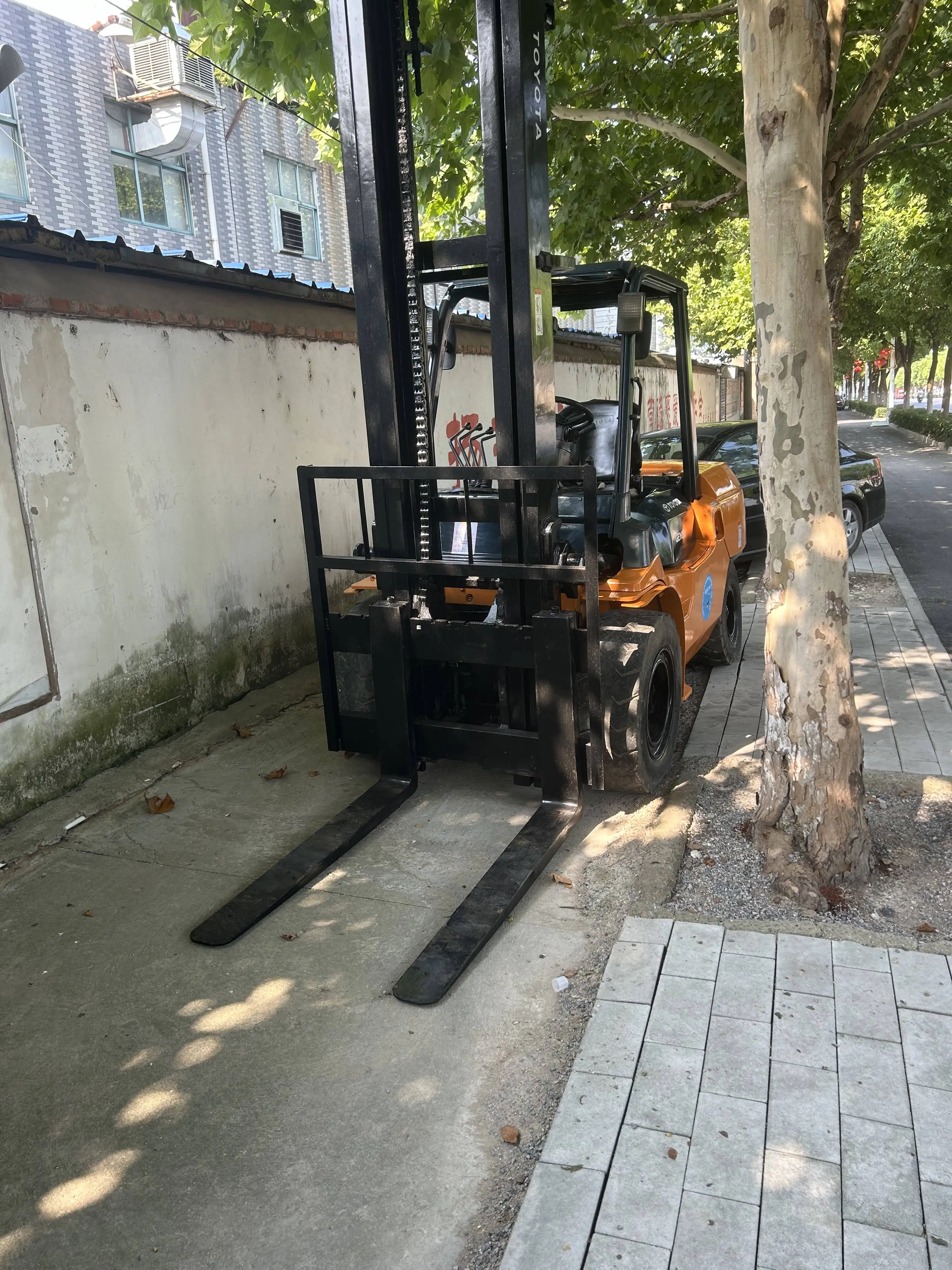 Used Good Toyota 5t Forklift FD50