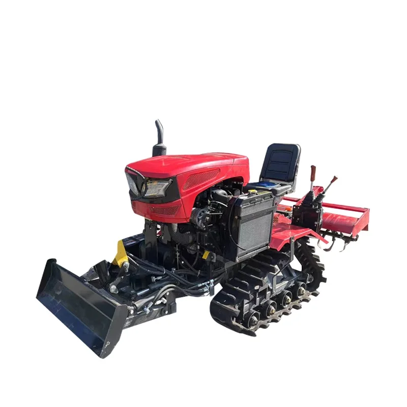 Amphibious Powerful 40 Hp Small Tractor With Auxiliary Equipment Mini Crawler for Sale