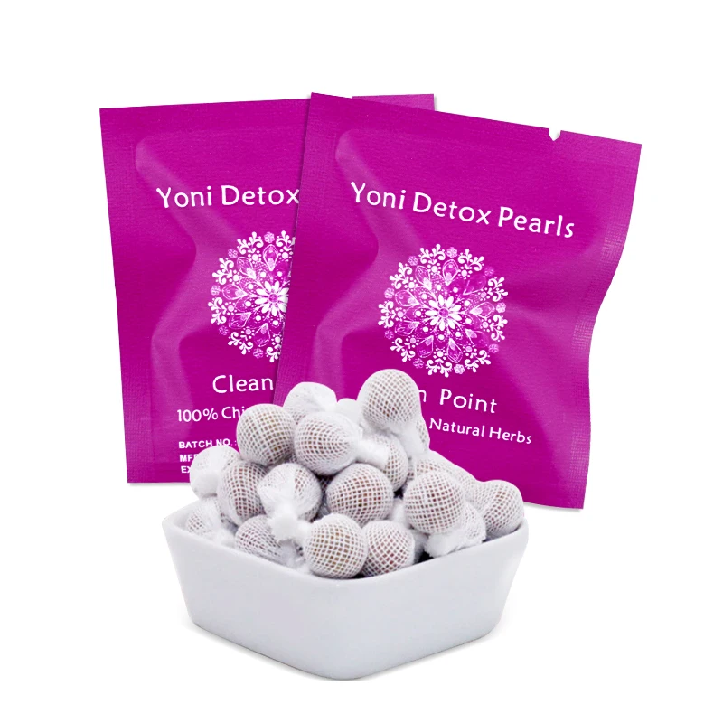 Wholesale 100% Original Yoni Pearls Detox Clean Point Yoni Detox Pearls Herbal Tampon Wellness