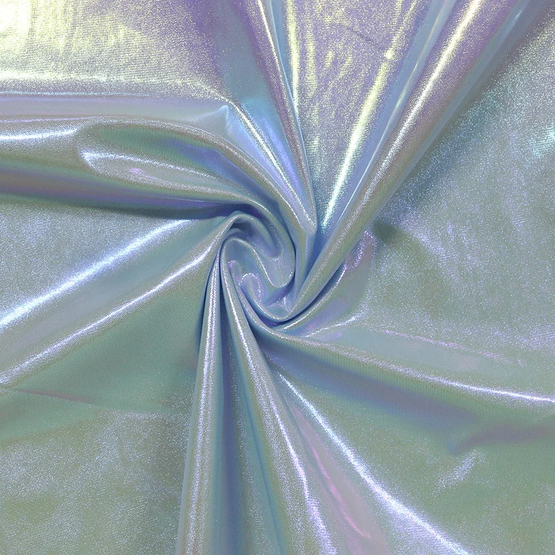 Custom high-end 100% polyester quick-drying waterproof windbreaker fabric eco-friendly lightweight weft knitted dress fabric