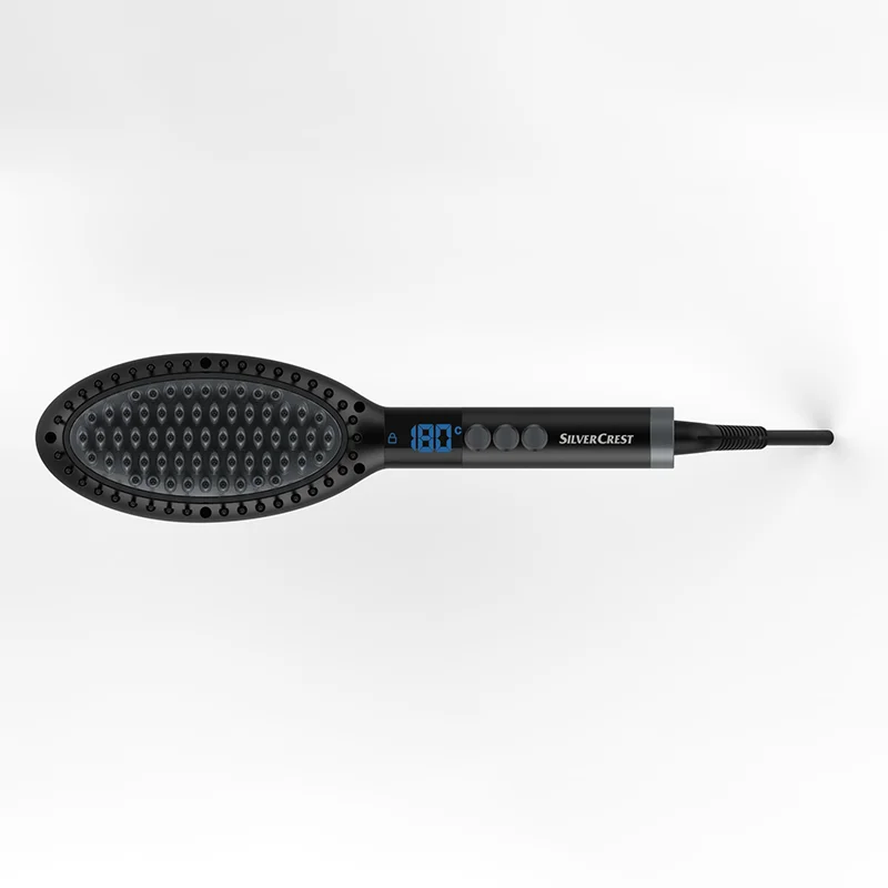 
Professional Hair Straightener and Curler 2 in 1 Flat Iron Hair Straightening Brush 