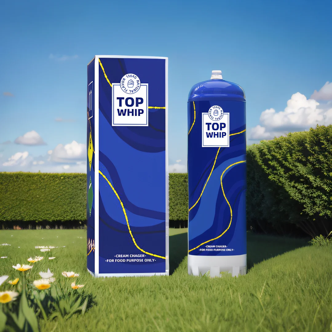 2.2L Nitrous Whipped Cream Charger Gas Cylinder High Capacity Pure 1364g Nitrous Tank OEM Customized Cream Charger Whip