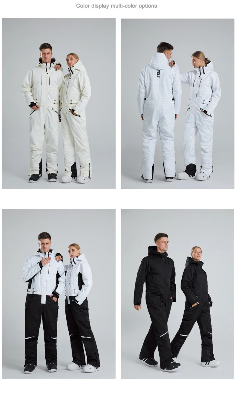 2021 new one-piece ski suit wholesale waterproof snowsuits high quality windproof ski suits