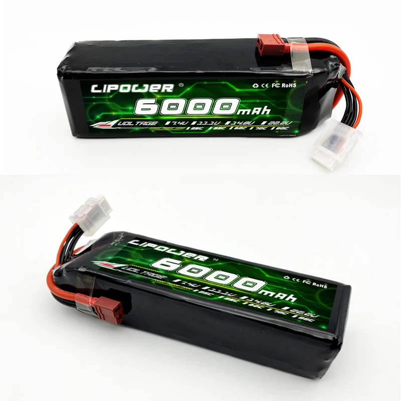 Factory FPV Drone Battery 6S 30C 60C 100C 120C 10000 8000 4000 6000 5000 3500 3000 2000 1100 mAh 22.2V Lipo UAV Drone Battery