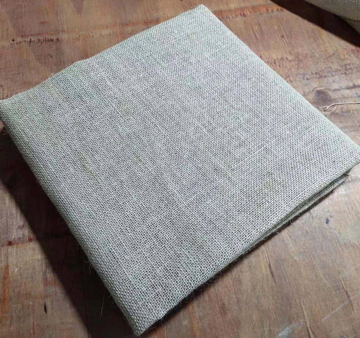 Free Sample Eco Friendly Natural Jute Fabric Roll Burlap Fabric Cloth Yute Fabric for Packing