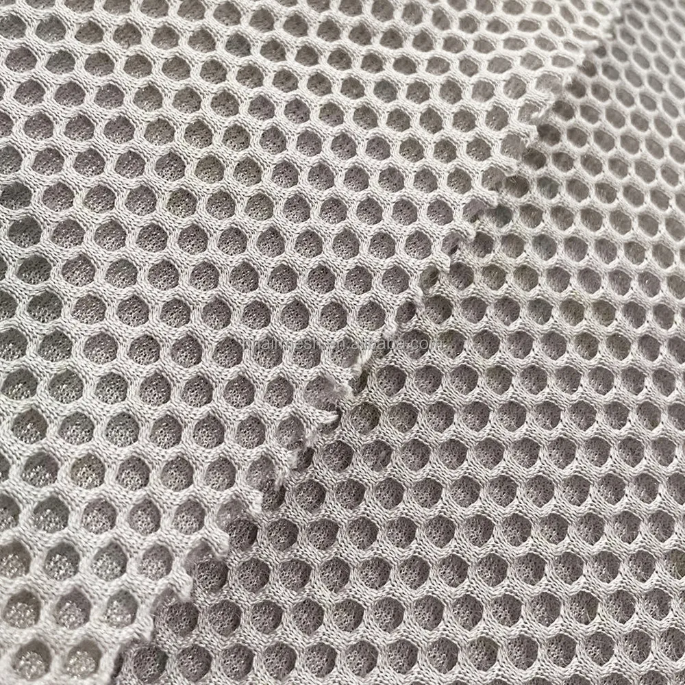 China Manufacturer 3d Mesh Fabric Spacer 100% Polyester 3d Knitted Sandwich Air Mesh Fabric For Shoe