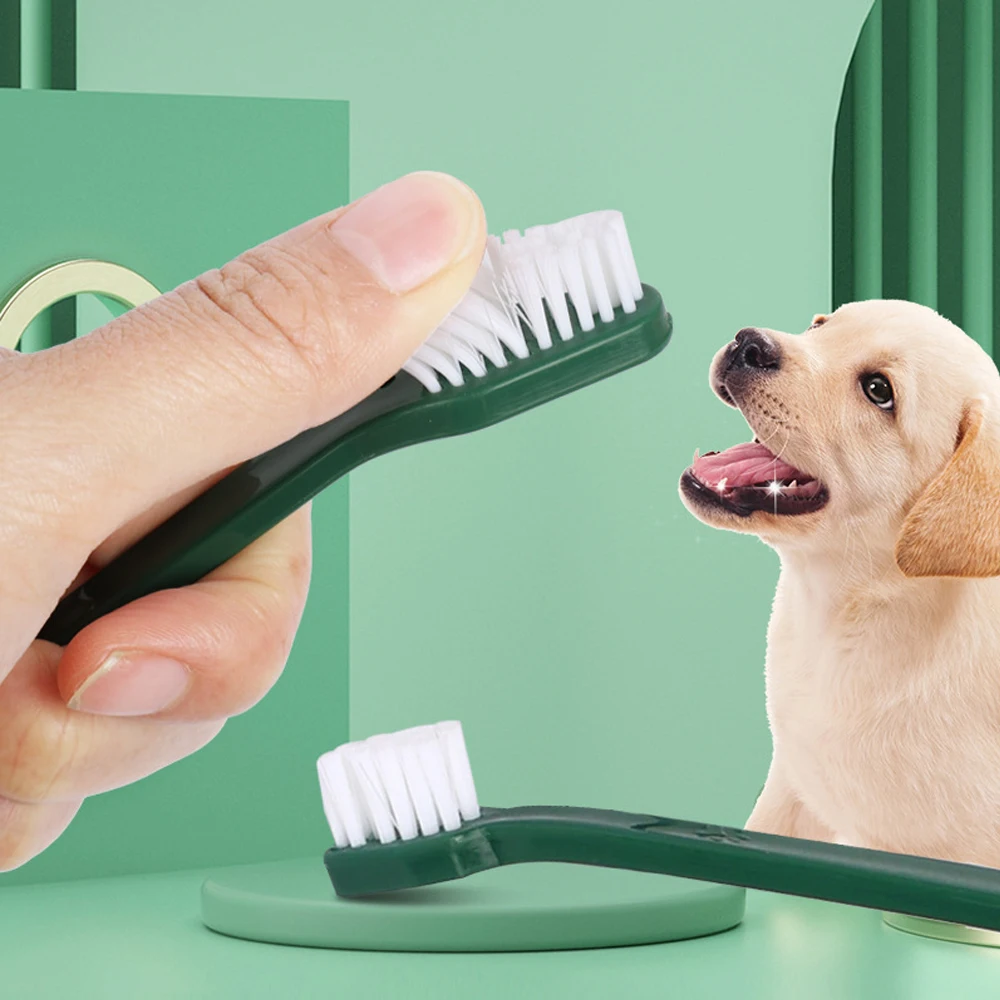 Cheap price Wholesale Pet Finger Tooth Brush Stick Paste Dog Toothbrush Set