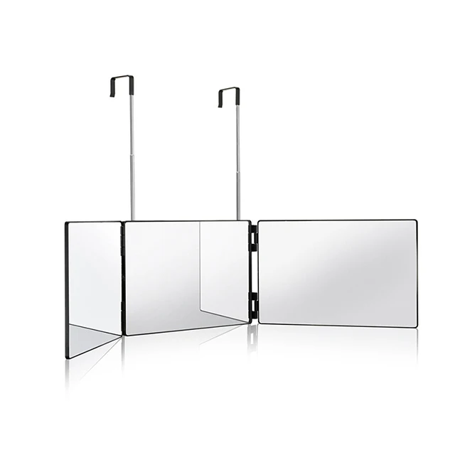 Высокое качество Трехходовой складной зеркало Парикмахерское зеркало для макияжа для самостоятельного для стрижки волос