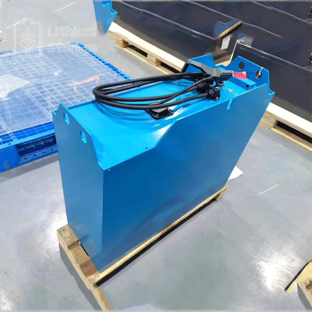 Rechargeable 12v 24v Volt 36v 48v 80v 300ah 320ah 480ah 600ah Smart Lithium Forklift Battery With Charger