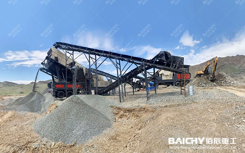 60-100tph Mobile crushing plant Jaw &         Cone Crusher Stone Crushing Line For Limestone Granite Gypsum Basalt Quartzite Iron Ore