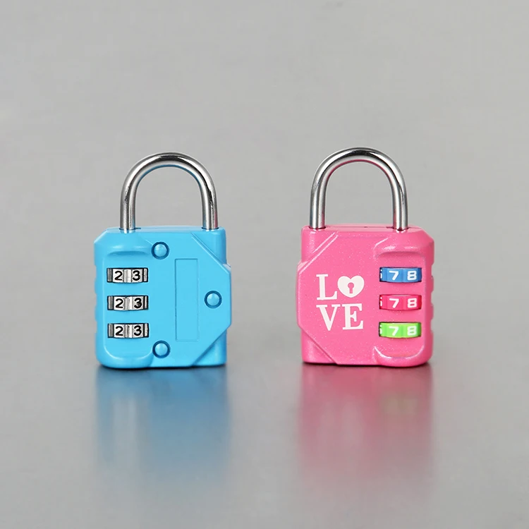 Amazon candado Zinc Alloy combination padlock luggage lock 3 / 4 digital lock password locks