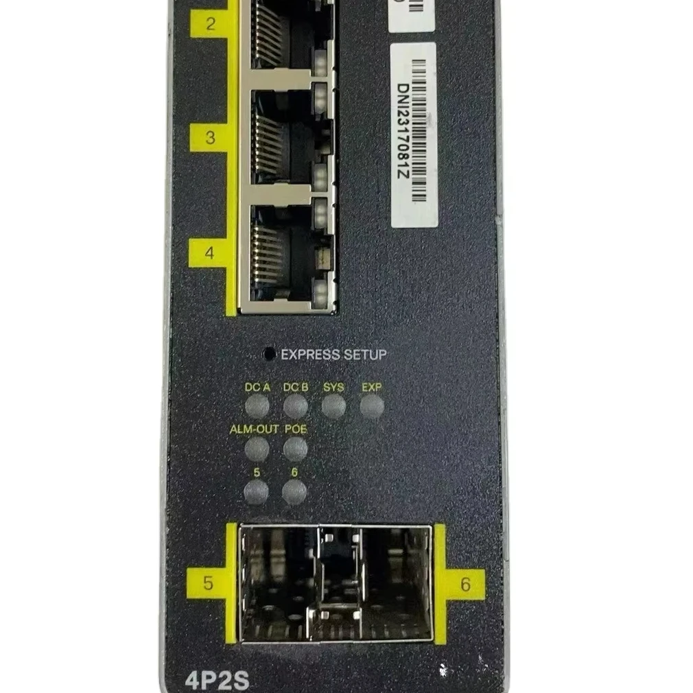NEW  CISCOS  IE-1000-4P2S-LM   Switch  4/10/100/1000  P0E  2X 1G SFP    switches  IE-1000-4P2S-LM    Industrial switches