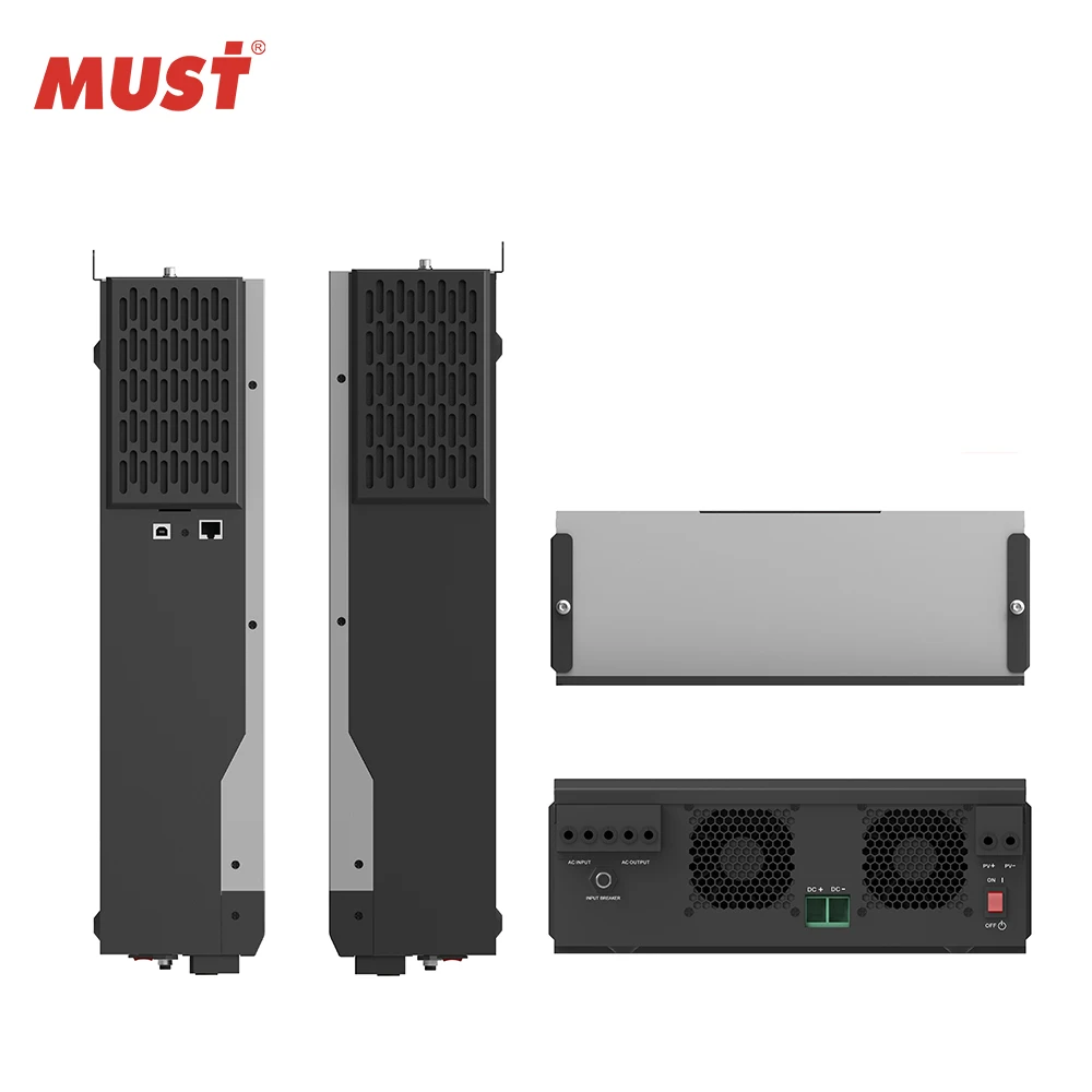 MUST PH1800 PLUS series 2KW 3KW 4KW 5KW 5.5KW Hybrid Solar Inverter On/Off Solar System Solar Grid Tie Inverter