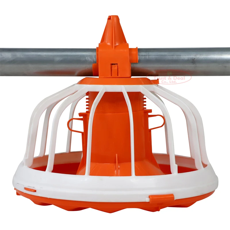 chicken feeder Poultry Farm Floor Raising Chicken Broiler Breeder Pan Feeder and Drinker System