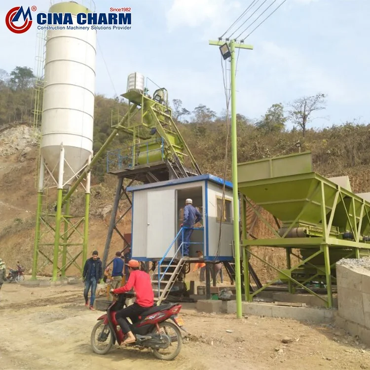 HZS small rmc concrete batching plant price