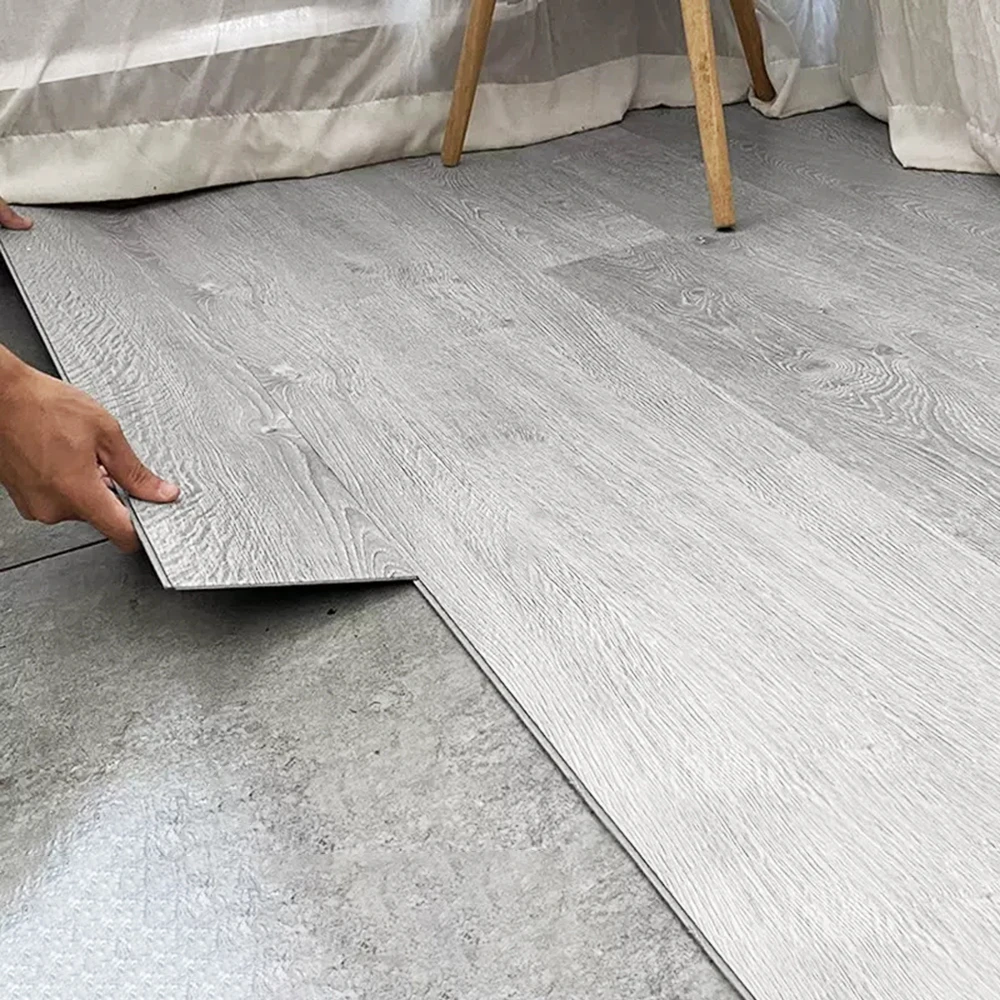 5mm 6mm Design Eco Friendly Real Wood Grain High Hardness Spc Vinyl Flooring