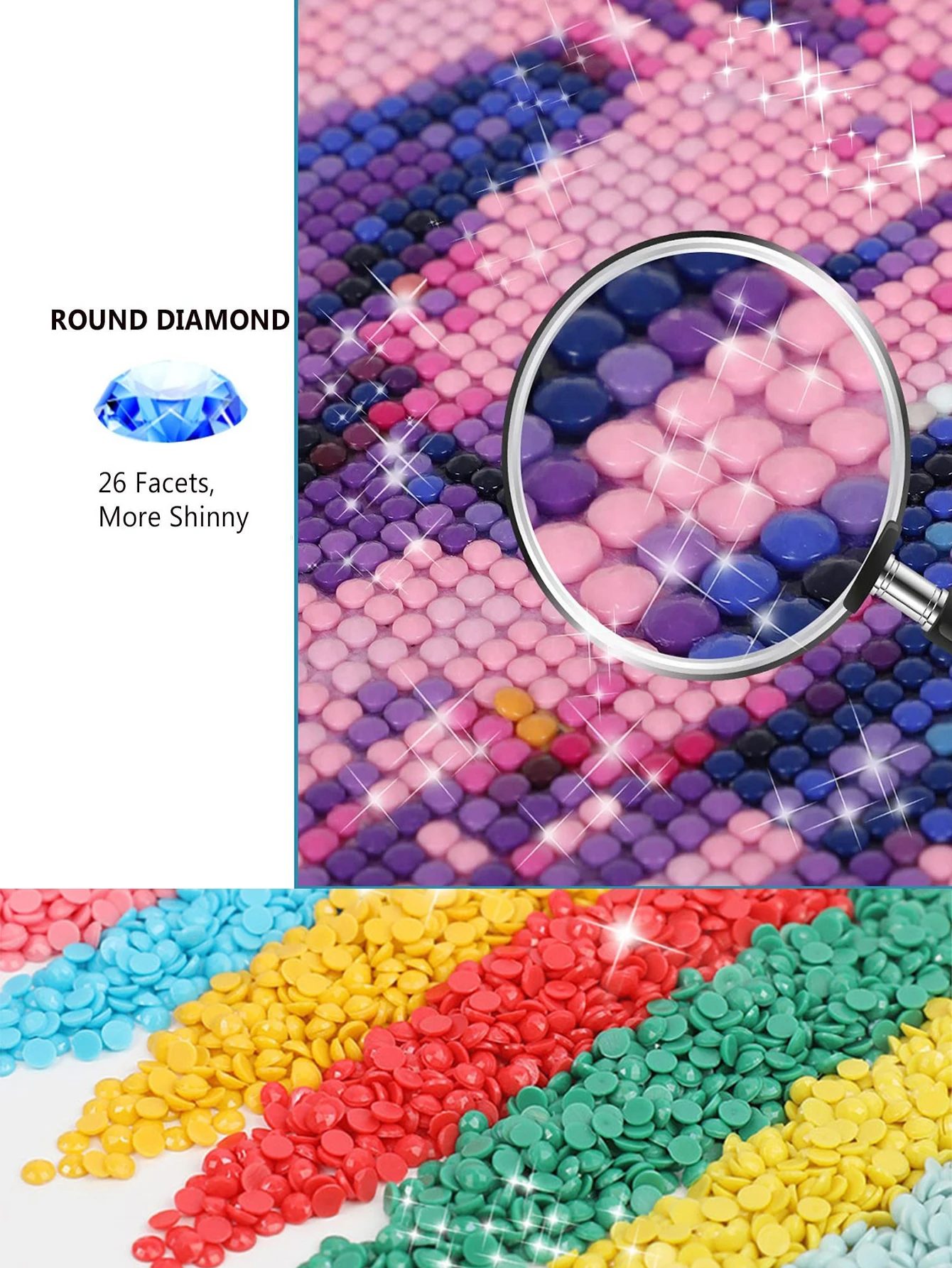 Factory Diamond Painting Horse tree animal Wall Arts Painting 5d Mosaic Paintings