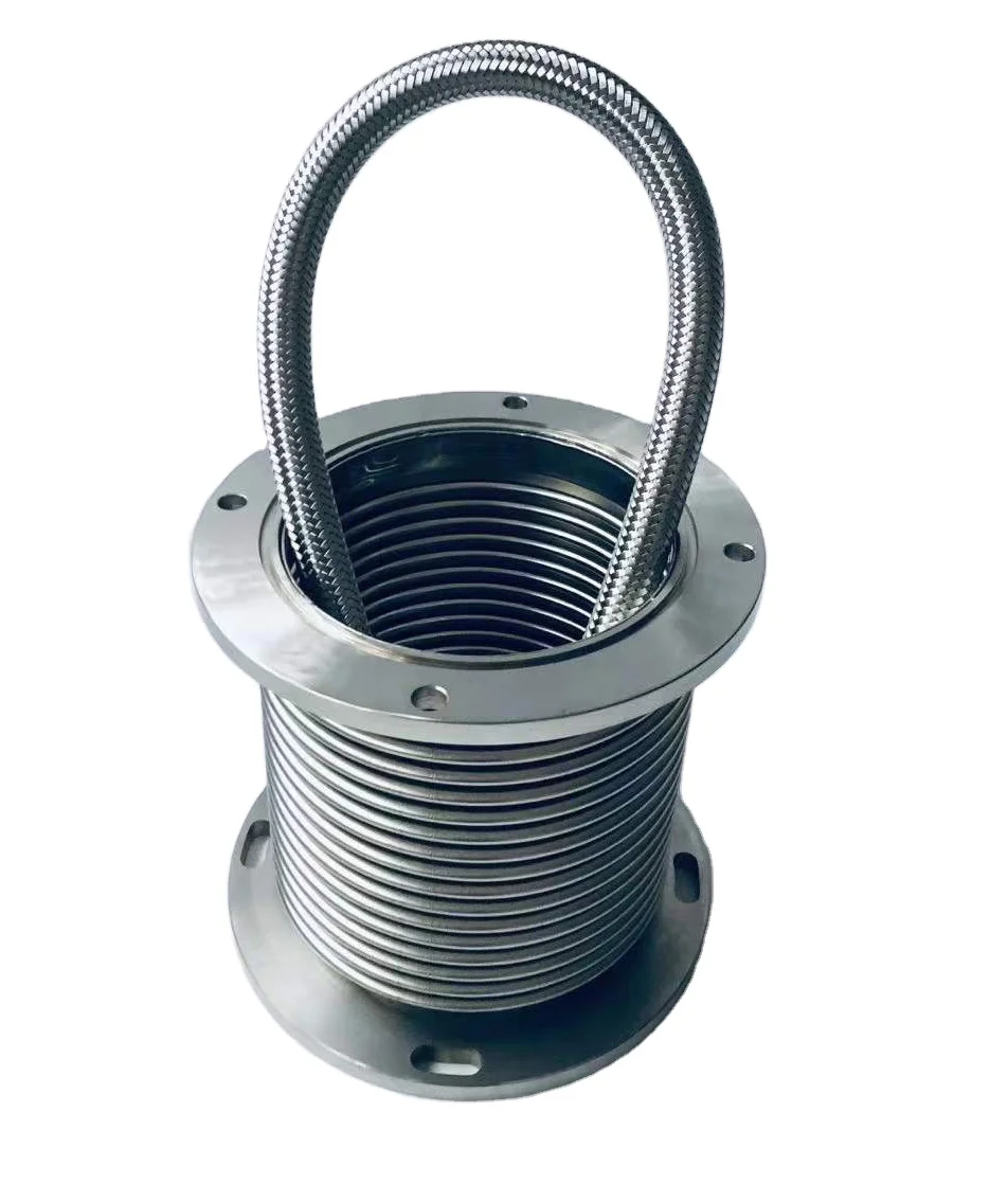 high  pressure stainless steel flexible metal tubing corrugated flex steel braided hose tube pipe joint