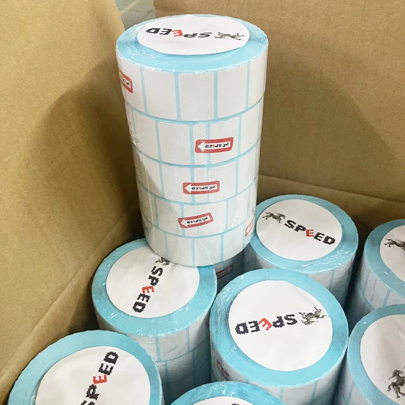Customized A6 blank waterproof label roll and 4X6 thermal label sticker for printer labels