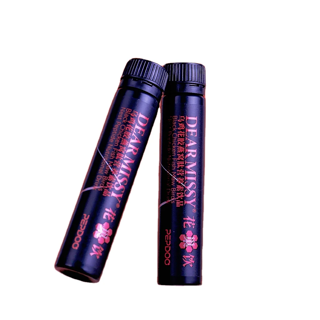 Private label Anti-aging ovary drink Black chicken peptide antioxidant blood supplement herbal youth immune collagen drink