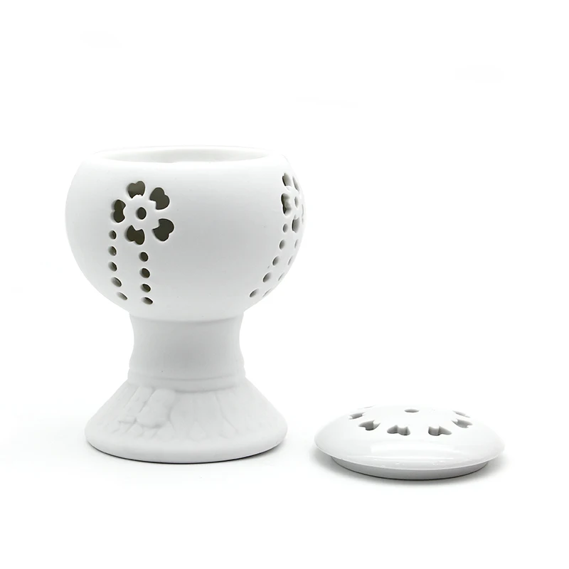 Wholesale Aroma Essential Oil Candle Burner Ceramic Oil Burner Wax Melt Warmer