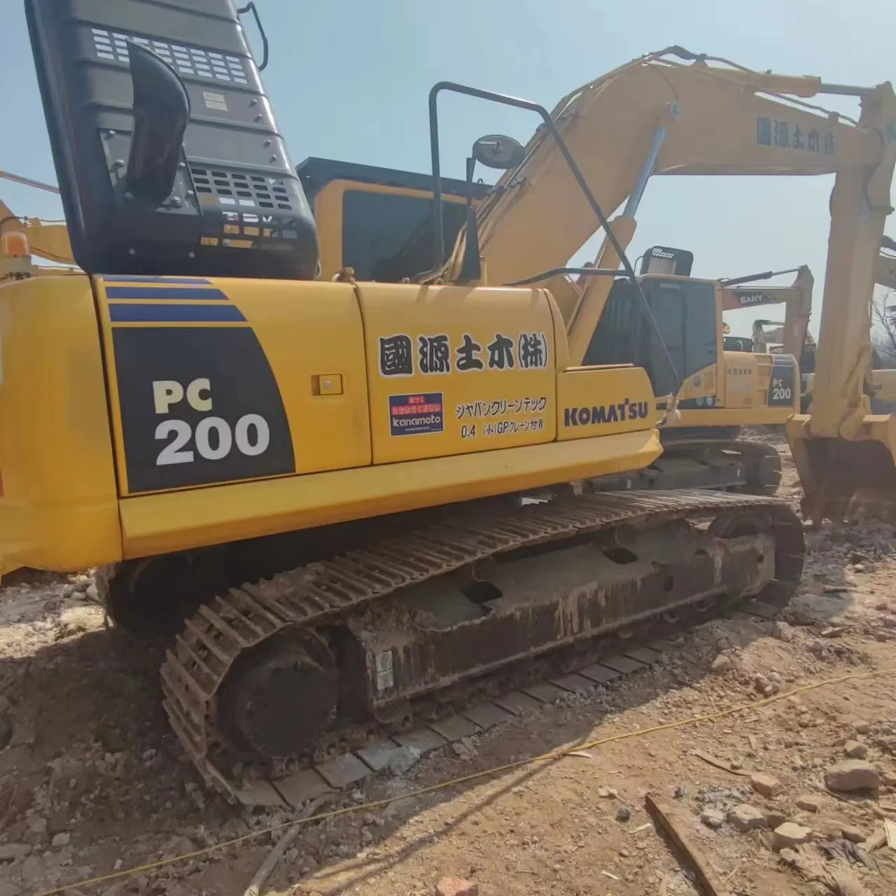 Дешевый использованный японский PC200-8 экскаватор Komatsu PC200 20 тонн цена PC200-8n1 PC220