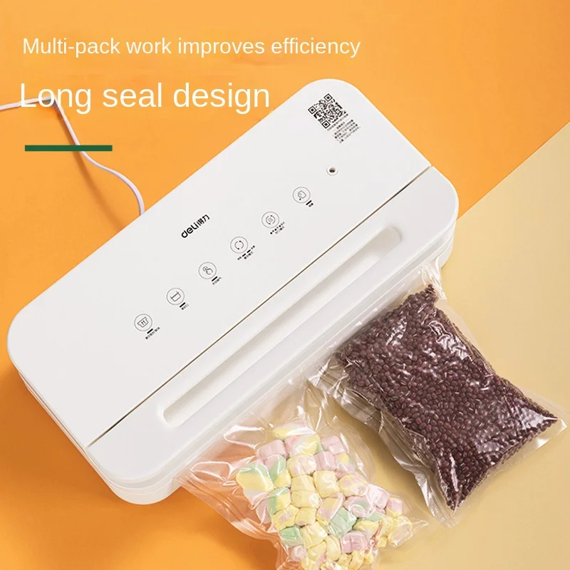 Deli  LM666 household/Commercial  Vacuum Packaging Machine Household Fresh Compression Food Packaging Office Equipment