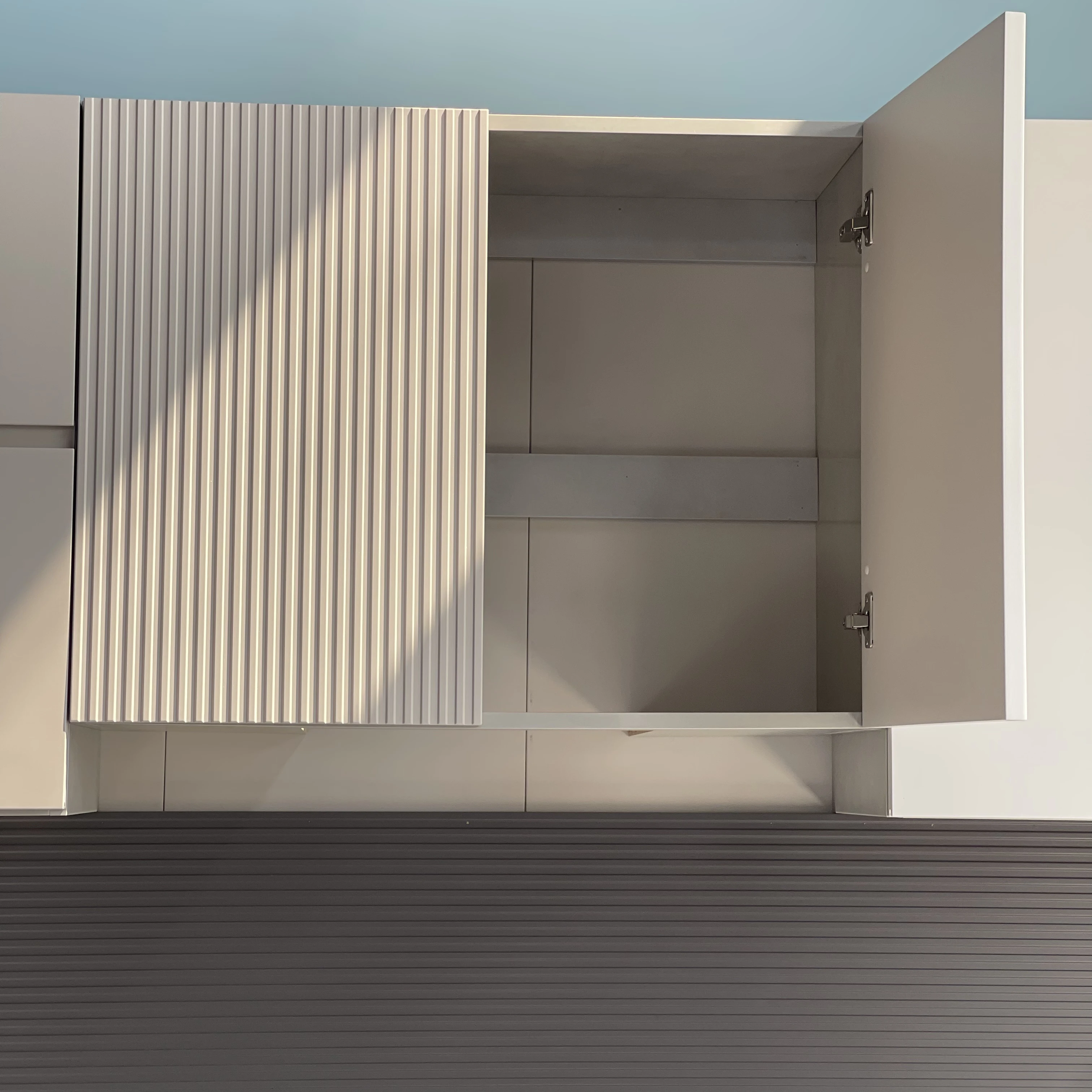 18mm 22mm 25mm Water Proof Powder Coating MDF Panel for furniture kitchen cabinet with customs size