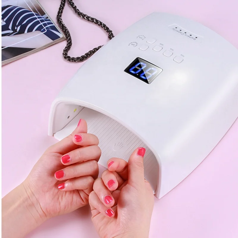 
New S10 48W 30 LEDs Upgraded Rechargeable UV Nail Lamp Wireless Nail Art Gel Cordless Gelpolish Dryer Gel Nail Polish LED Lamp 