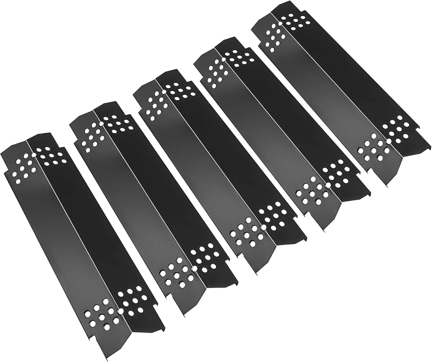 Grill Heat Plates  - 14.6 inch  Porcelain Steel Grill Burner Covers for720-0830H, 5 Burner 720-0888, 720-0888N, 720-0882A