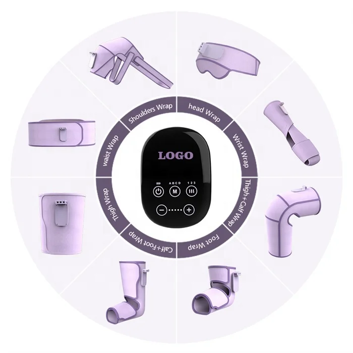 YICOLY Factory Oem&Odm Air Compression Recovery System Knees Calves Hands Leg Massager With Heat Air Compression