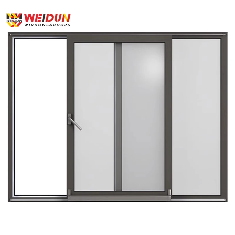 High Quality Parallel tilt&slide Door Aluminum Thermal Insulated Windproof Sliding Patio Door  For Balcony or Garden