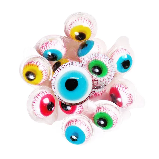 
sweet colorful funny halloween eye ball gummy candy  (62402373792)