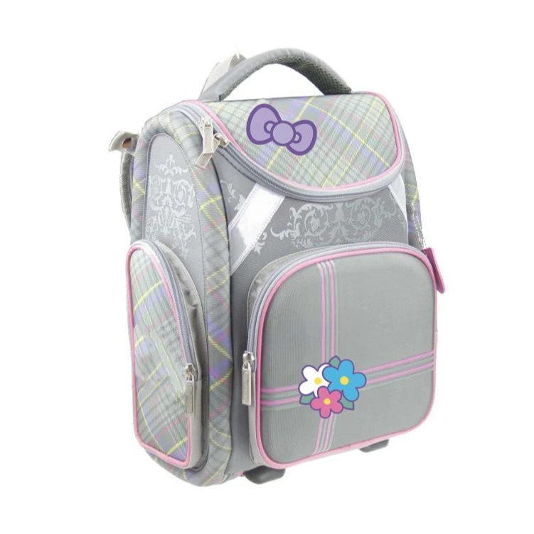 New design polyester girls kids wholesale children school bag