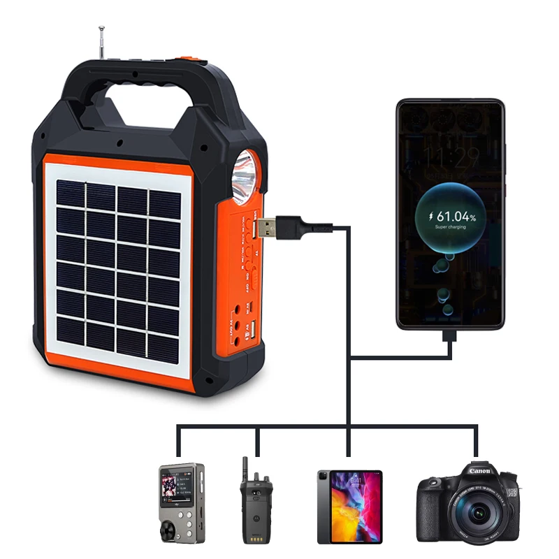 OEM/ODM Super Prepaid Payg Solar Home Lighting Kit Solar Run Energy Systems Portable Mini Solar Generator