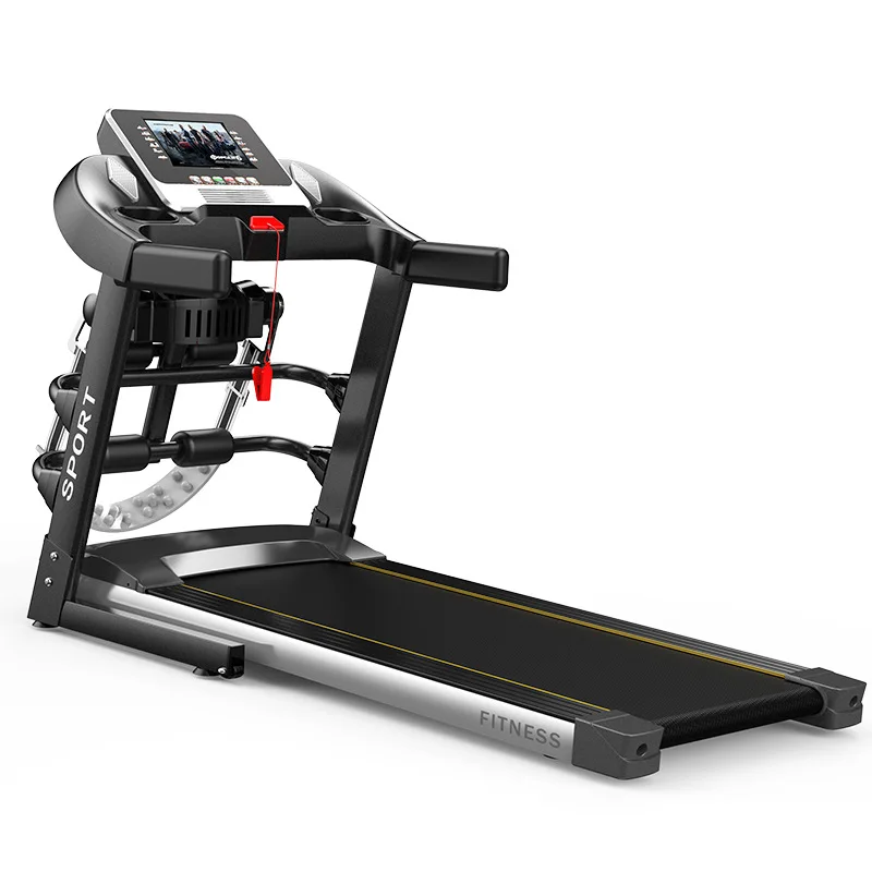Affordable HD Screen Motorized Treadmill - Home Gym Fitness Running Machine With Speed Adjustment