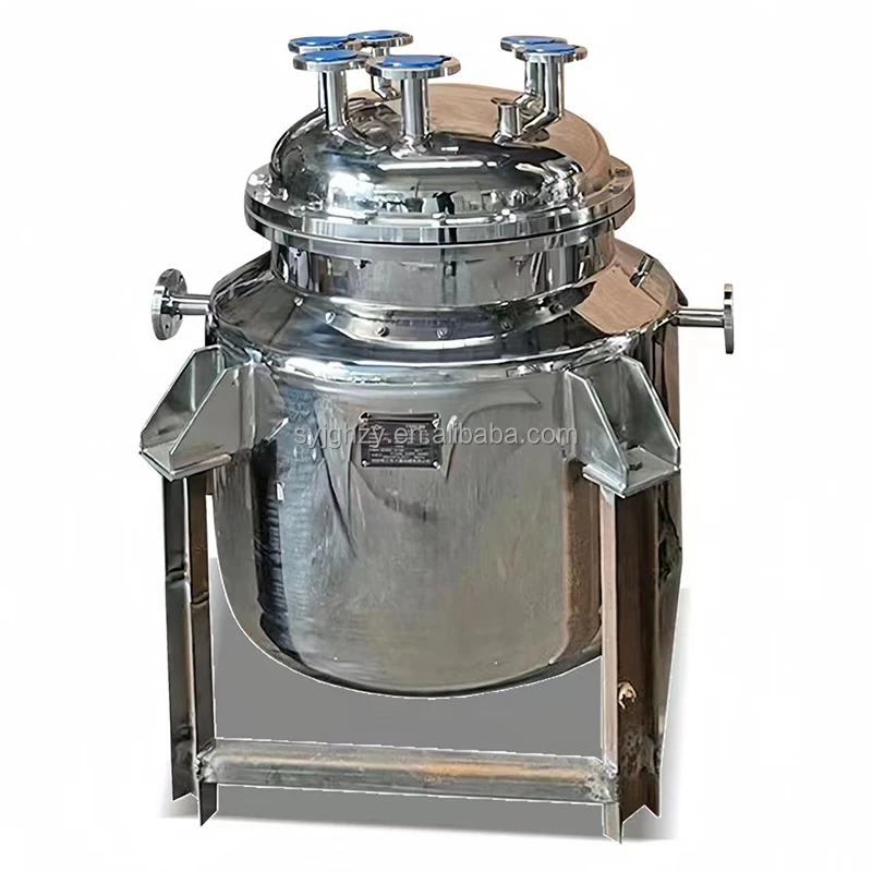 Stainless steel and low-speed anchor scraping wall mixing jacket heating mixing tank in daily chemical plant