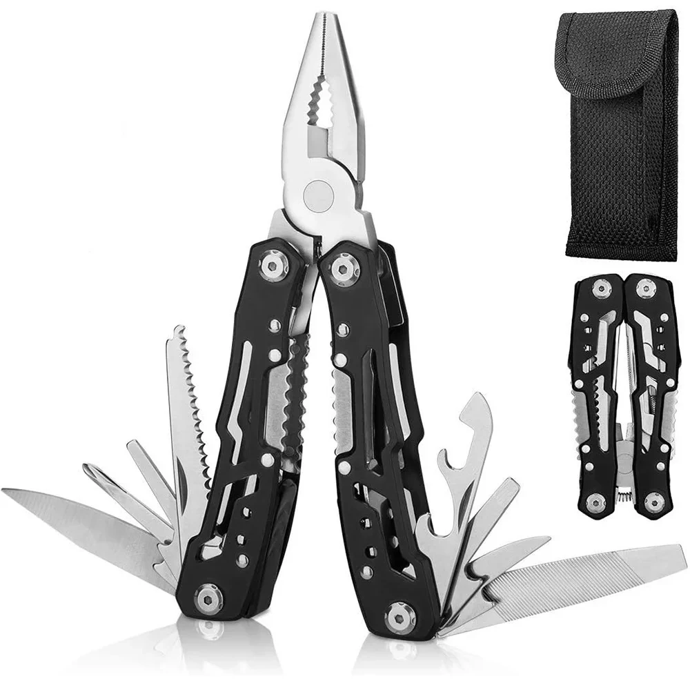 Outdoor Multitool Camping Portable Stainless Steel Edc Folding Multifunction Tools Emergency survival Knife Pliers