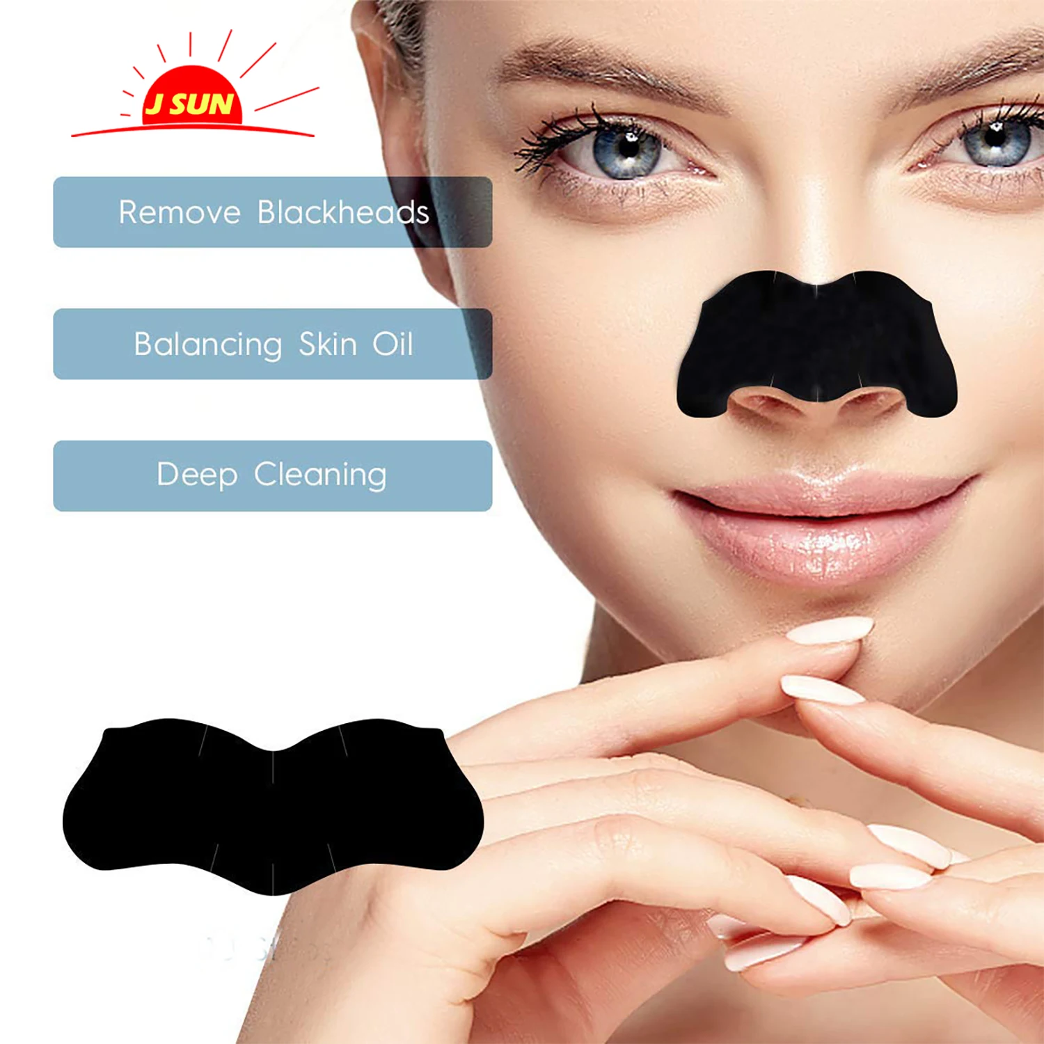 Hot sale Deep Cleansing Nose strips Blackhead nose pore strip Purifying nasal strips for skin care