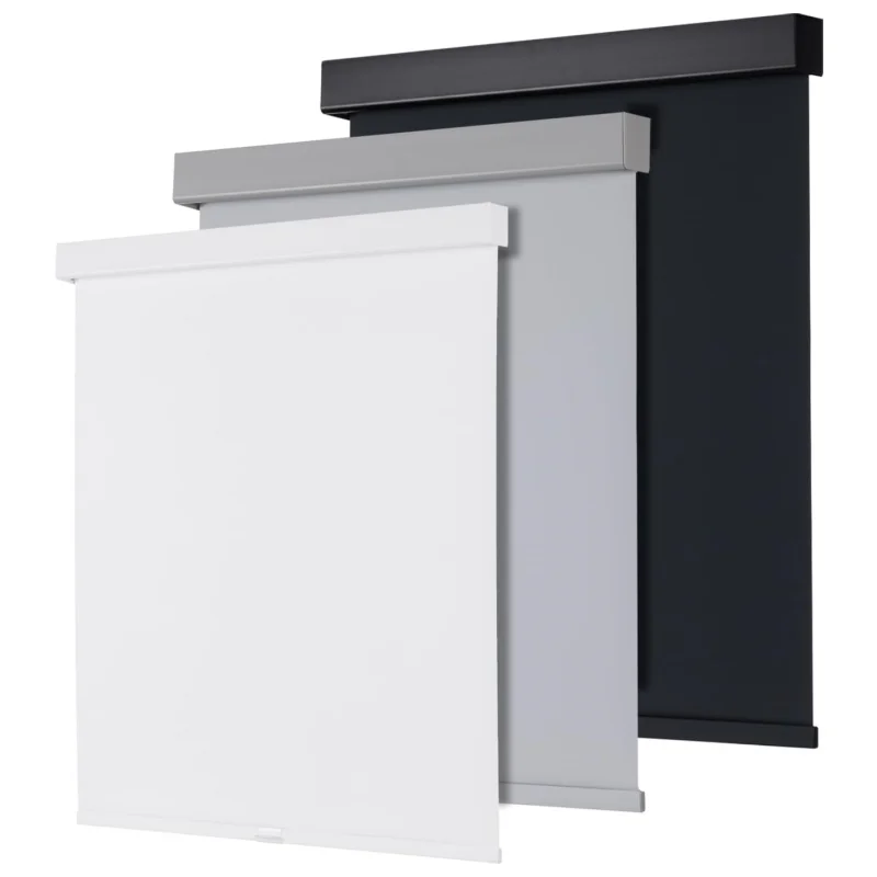 Factory Price Double Layers 100%Blackout Windproof Outdoor Roller Blinds For Window