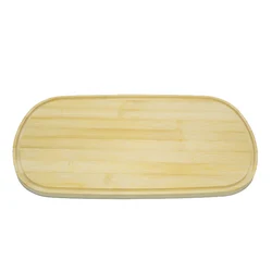 Holidays Outdoor Solid Stove Cover Noodle Bamboo Wooden Lid Bread Cheese Cutting Board for Bamboo Fiber/ABS Lunch Bread Box