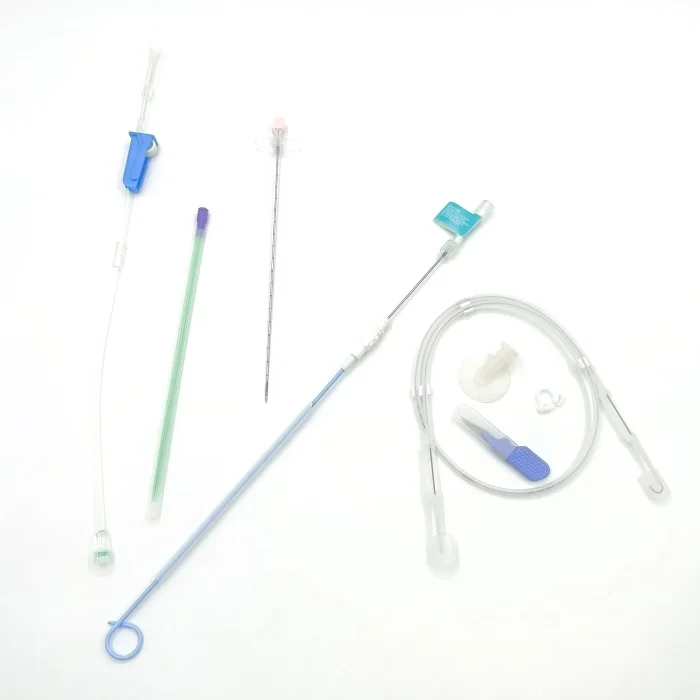 Manufacture direct supply pediatric medical care Uterine Fibroids PCN urology medic kit   pigtail drainage catheter kit